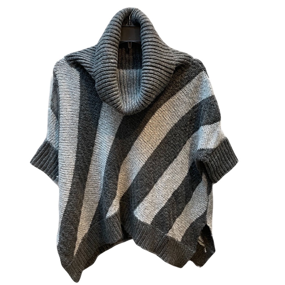 ❤️ OLD NAVY STRIPED PONCHO SWEATER OVERSIZED SIZE XS